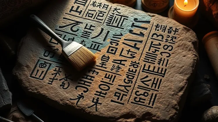 Uchovávání znalostí o hieroglyfech Uchovávání znalostí o hieroglyfech