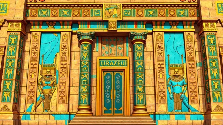 Uraeus v umení a architektúre