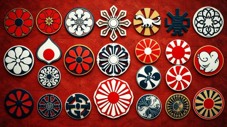 Symbolika a designové prvky kamonů Symbolika a designové prvky kamonů
